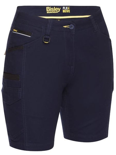 Pantalones cortos cargo Flex & Move de Bisley para mujer